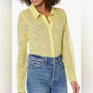 AFRM Zayne Lace Button Down